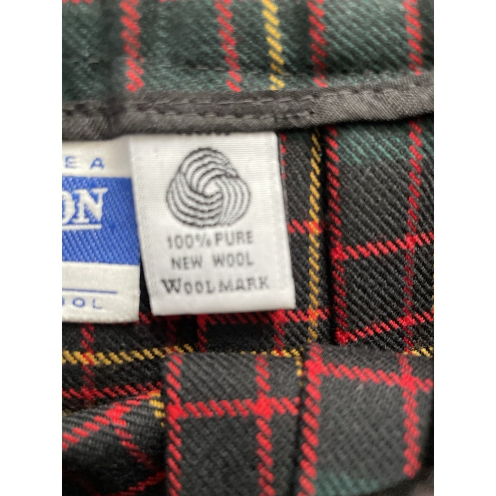 VTG Pendleton Womens Skirt sz 4 Wool Tartan Plaid Pleated Midi Old Money Preppy - Picture 7 of 11